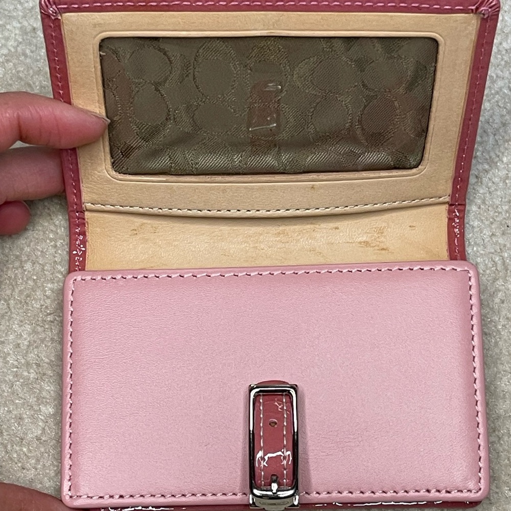 Vintage Coach Leather Card Case - Picture 6 of 7